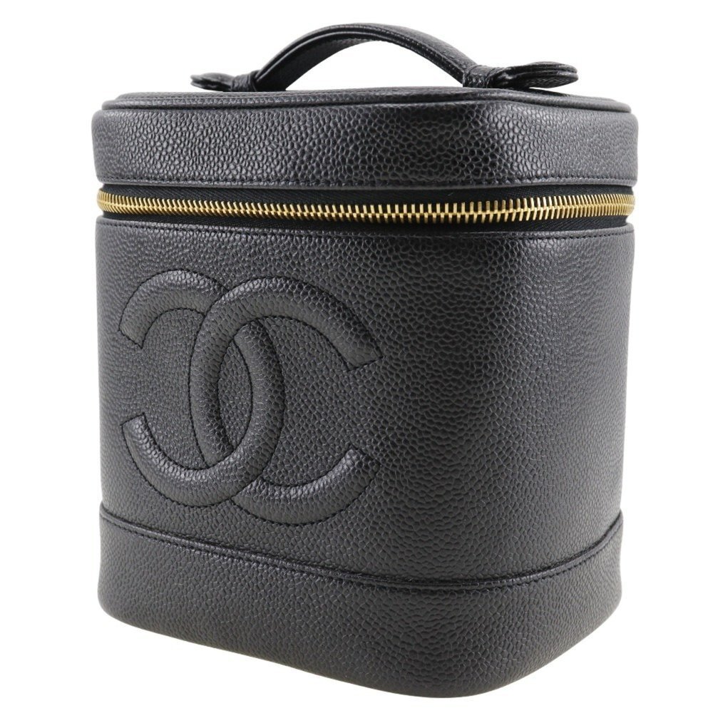CHANEL Black Caviar Leather Pouch - Picture 2 of 10